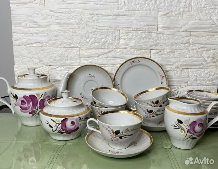 Сервиз чайный Дулево СССР