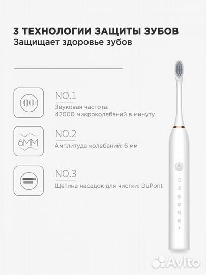 Электрическая зубная щетка