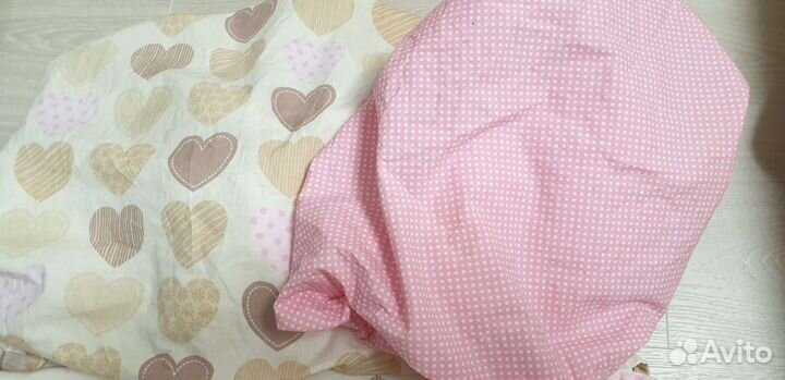 Бортики в детскую кроватку (комплект для девочки