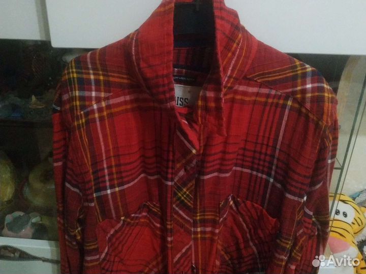 Рубашка клетка xxs