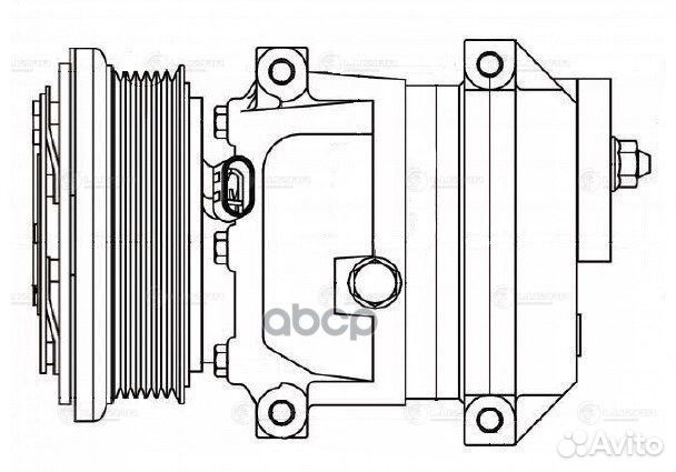 Компрессор кондиционера Chevrolet Epica 06 2