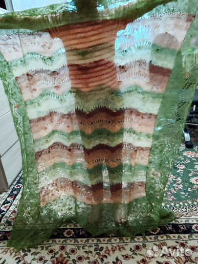 Пуховый платок паутинка