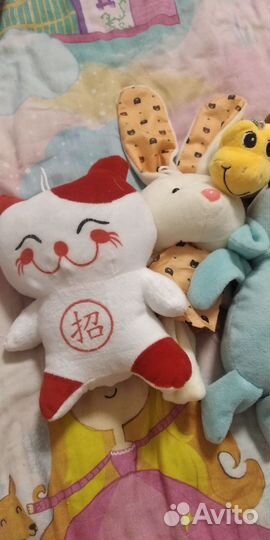Игрушки пакетом мягкие
