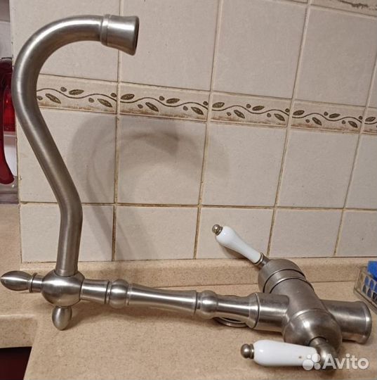 Смеситель для кухни с фильтром латунь