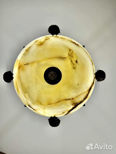 Люстра из камня нк-О-25 ток (405)