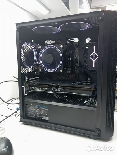 Игровой компьютер r5 5500/4060msi/РАССРОЧКА