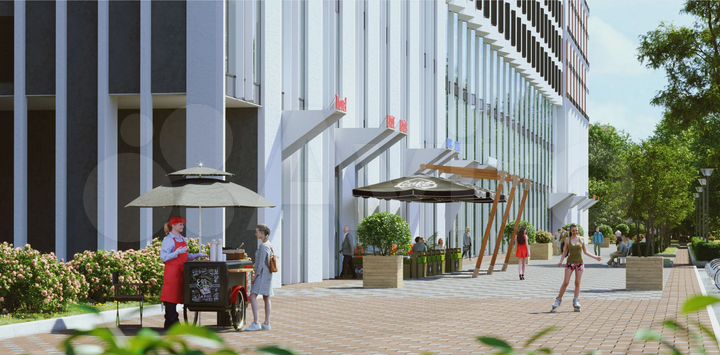 Апартаменты-студия, 27,5 м², 6/23 эт.