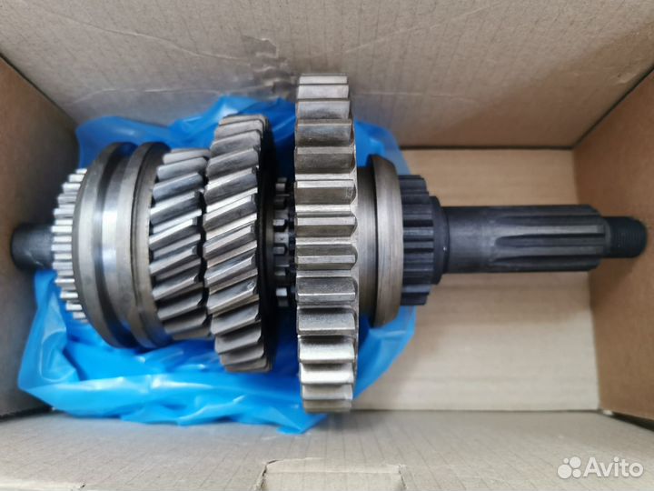 Вал вторичный кпп в сборе Оригинал паз газ