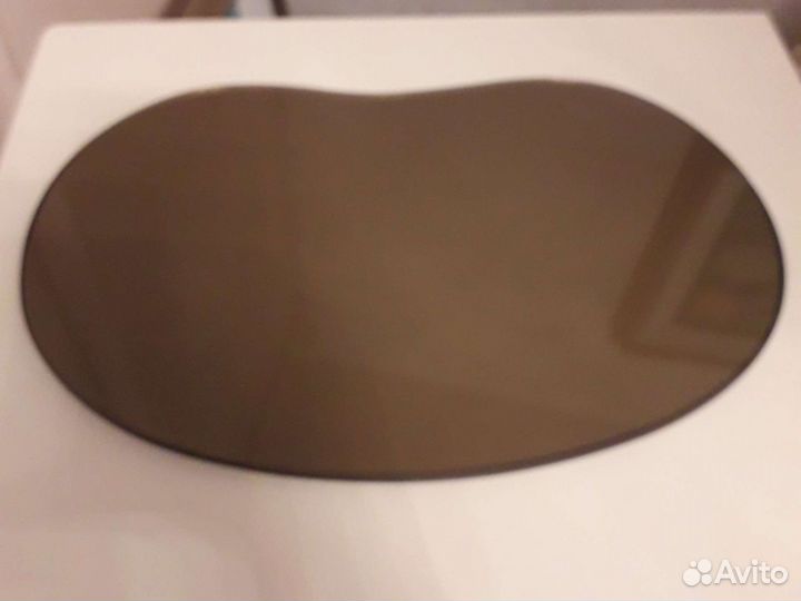 Стеклянная полка из коричневого стекла