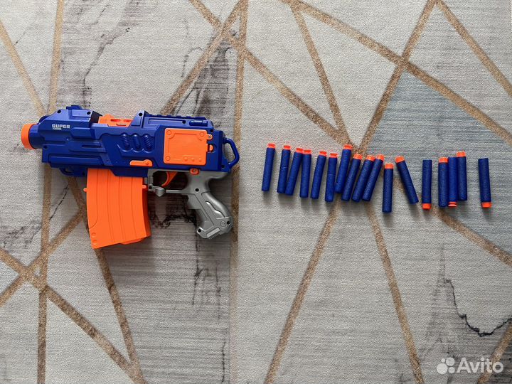 Бластер многозарядный с пульками