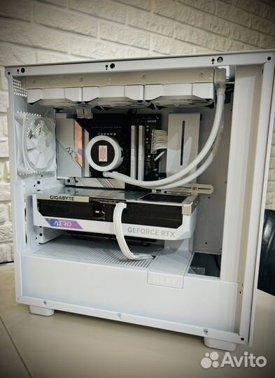 Мощный Белый пк 14700kf, RTX4090, 64gb, 3Tb
