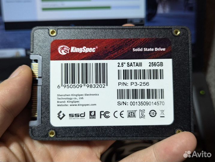 Ssd kingspec 256gb (новые)