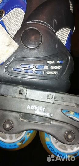 Роликовые коньки детские раздвижные