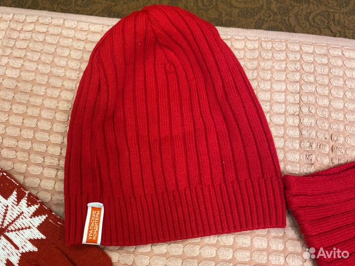 Шапка шарф перчатки