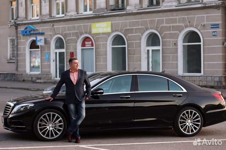 Аренда авто Мерседес S-class с водителем