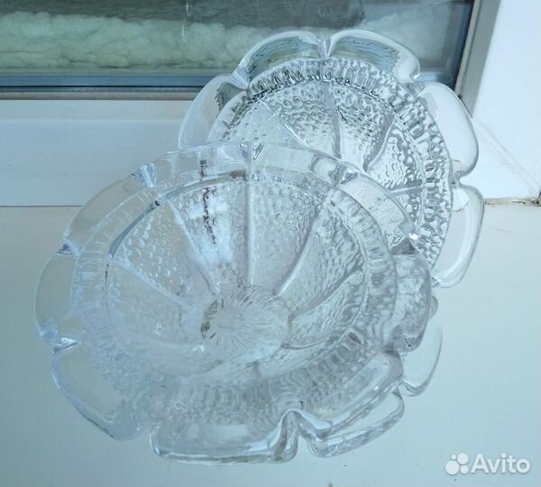 Салатник хрустальный маленький