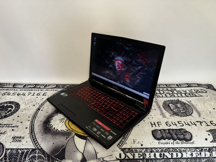 Игровой ноутбук Msi 15.6 i5/GTX/16RAM/SSD+HDD