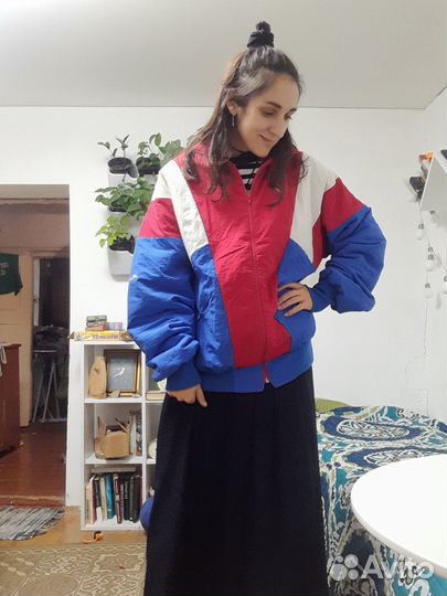 Куртка-ветровка женская винтаж