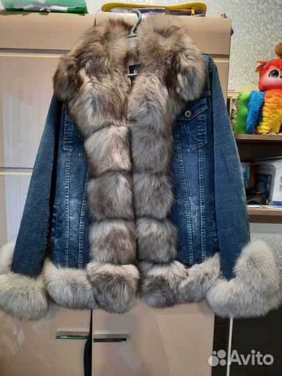 Куртка зимняя женская 44 46 размер с мехом