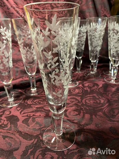 Хрустальные фужеры 