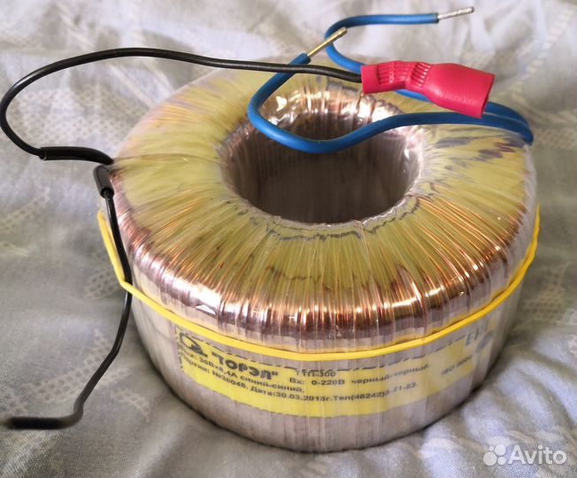 Трансформатор тороидальный ттп-300 36В