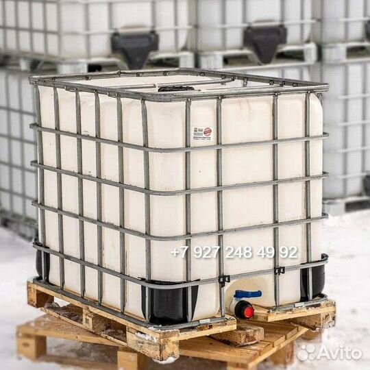 Еврокуб б/у 1000 л. промытый, 1Б категории