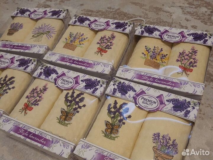 Вафельные полотенца кухонные набор