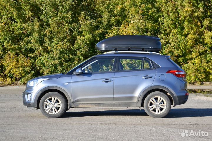 Автобокс багажник на крышу Creta Hyundai