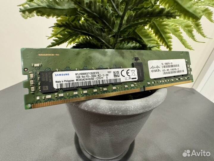 Оперативная память Samsung ECC REG 16 Gb 2666 1Rx4