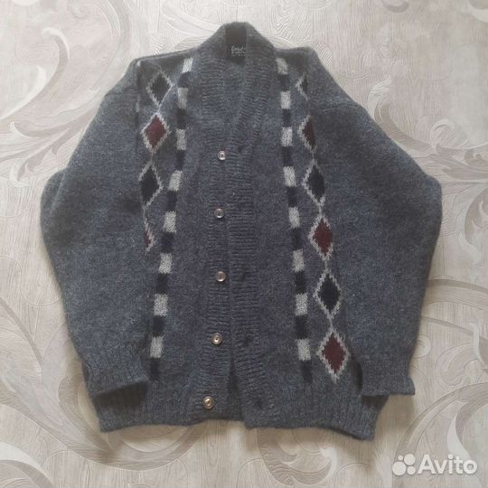 Мужской вязаный кардиган