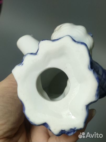 Статуэтка мышонок, Гжель, Винтаж