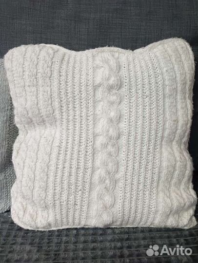 Вязанные чехлы на подушечки