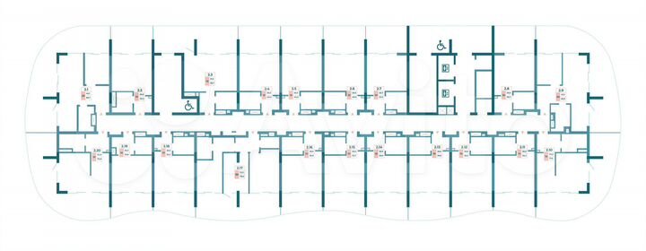 2-к. апартаменты, 85,9 м², 2/13 эт.
