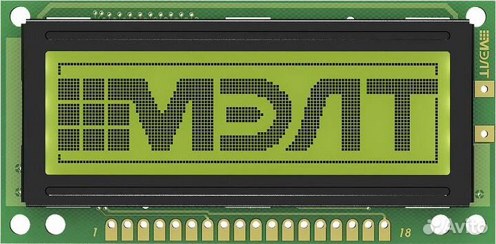 Графический ЖК индикатор MT-12232A-2YLG