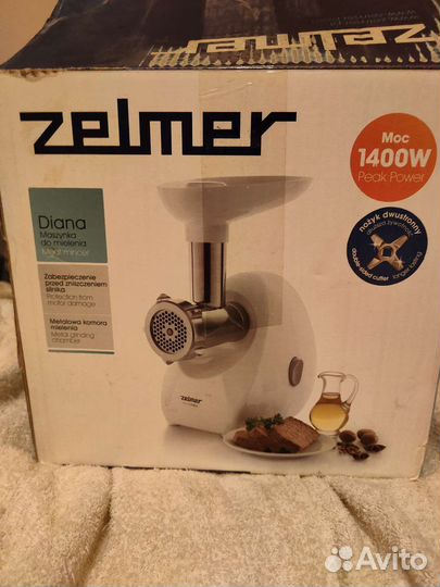 Мясорубка электрическая zelmer diana 1400w