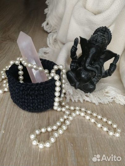 Корзиночка из джута. Система хранения