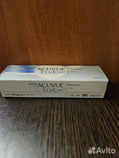 Контактные линзы Acuvue TruEye -1.5, 30 шт