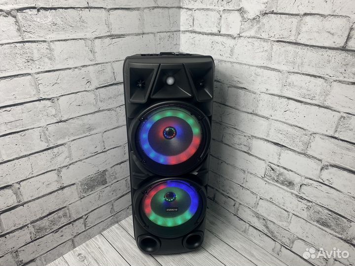 Мощная большая колонка с караоке, новая, ду