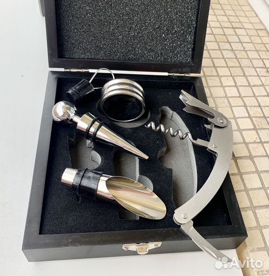 Винный набор. Классика, 5 предметов, новый