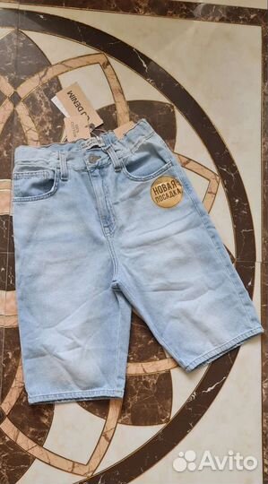 Джинсовые бриджи Глория Джинс 152 новый