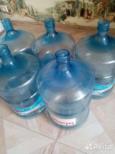 Бутыли для воды 6, 5, 19 литров