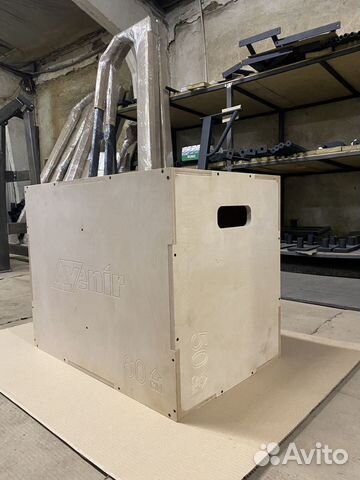 Плиометрический бокс 750х500х600 мм, дерево AV888