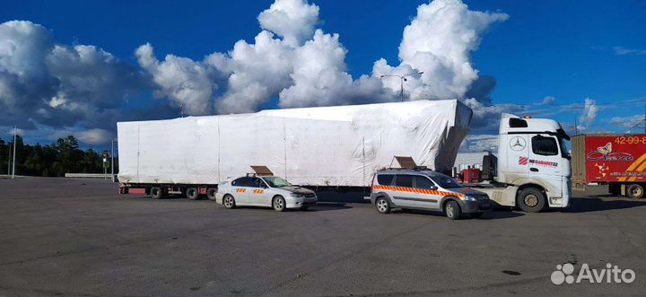 Сопровождение негабаритного груза А/М прикрытия