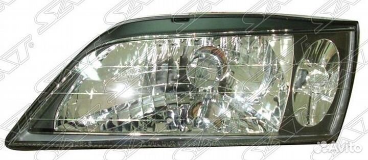 Фара toyota carina 98-01 LH черная ST-20-402BL Sat