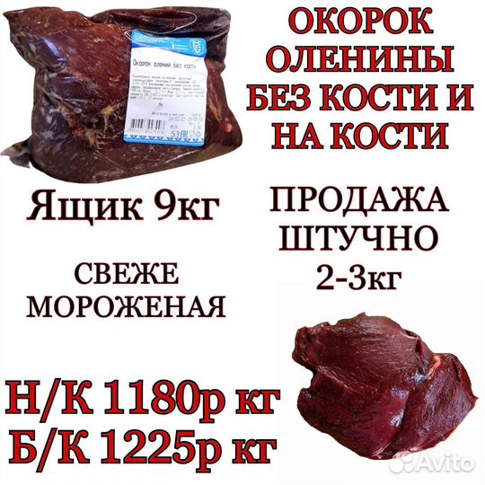 Мясо Оленина