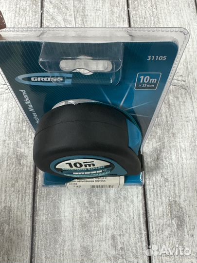 Рулетка gross Ergonomisch 10 м x 25 мм, магнитный