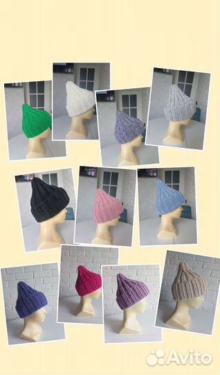 Шапка женская вязаная