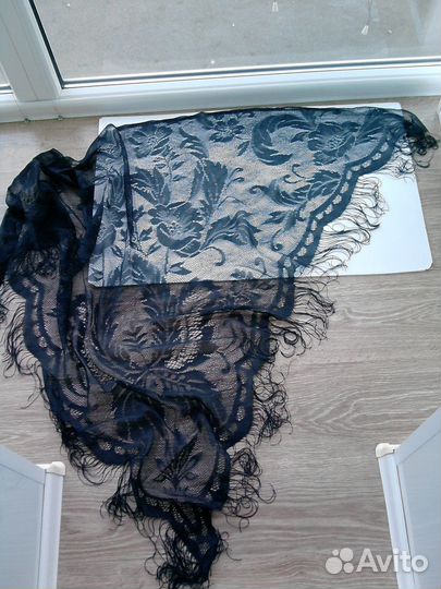 Боа, косынка ажурная, кожаные ремни