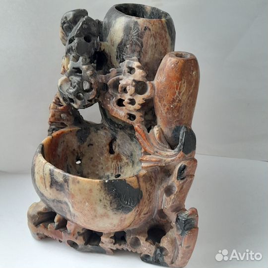 Настольное украшение дракон мыльный камень