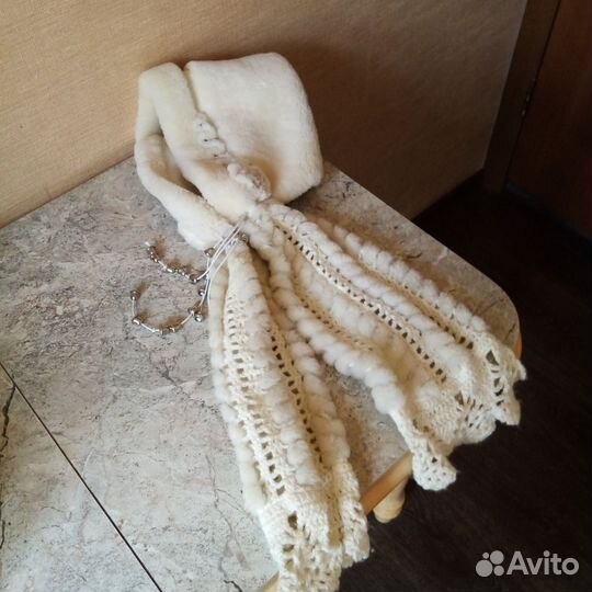 Шапка зимняя женская. Мех норка, мутон, белка. 56р